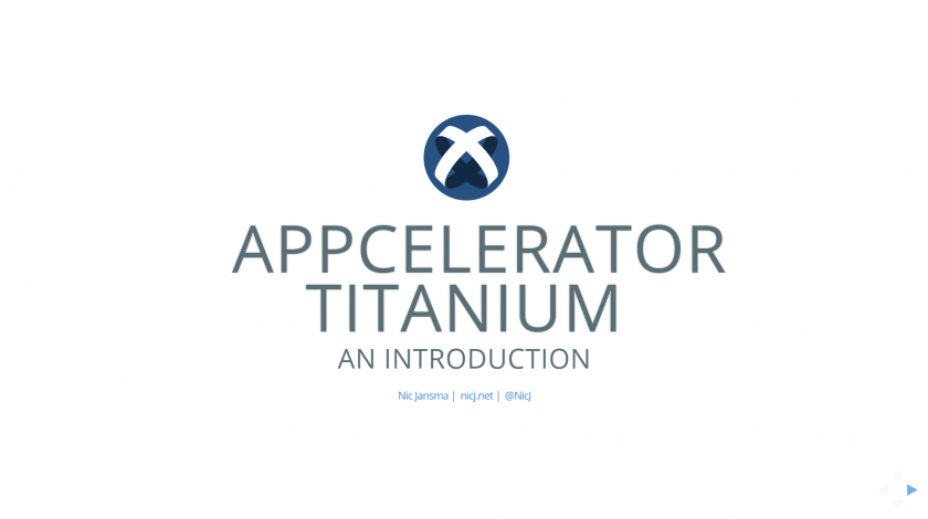 Appcelerator Titanium Intro (2014) Slides