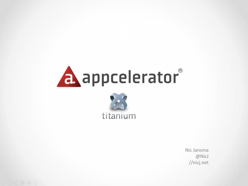 Appcelerator Titanium Intro (2012) Slides