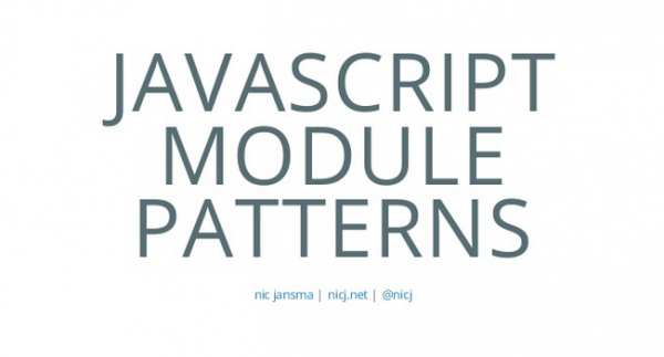 javascript-module-patterns