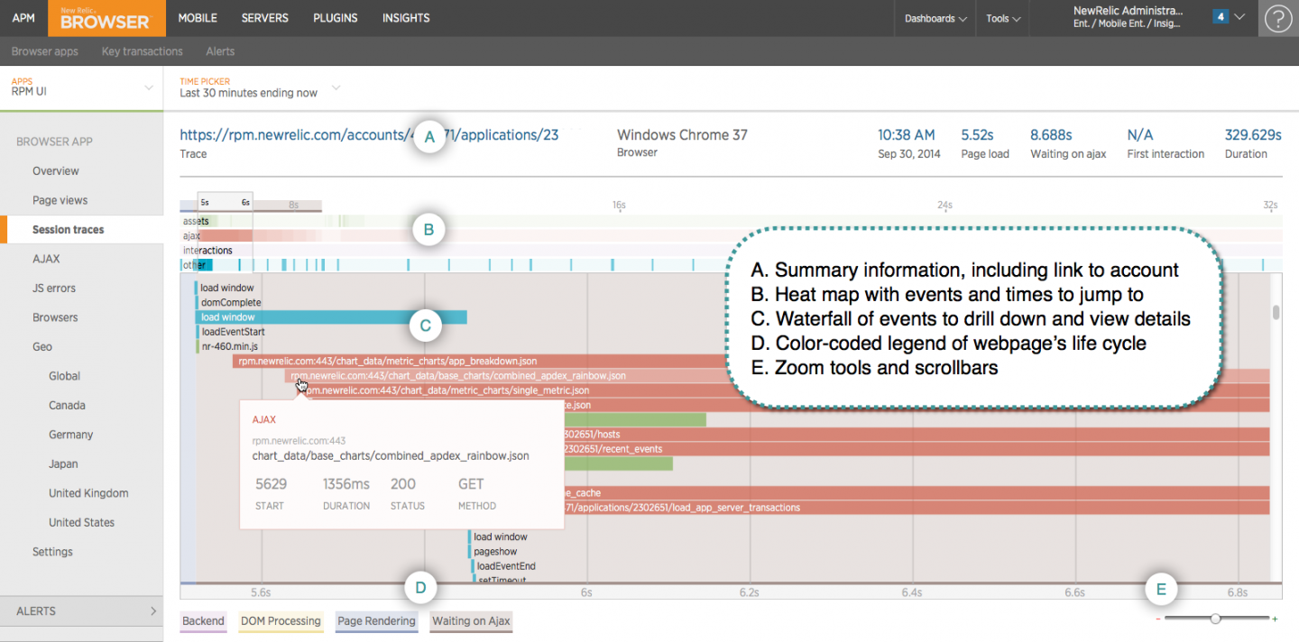 New Relic Browser