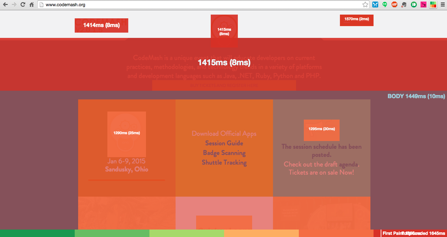 Mark Zeman's Heatmap bookmarklet and extension